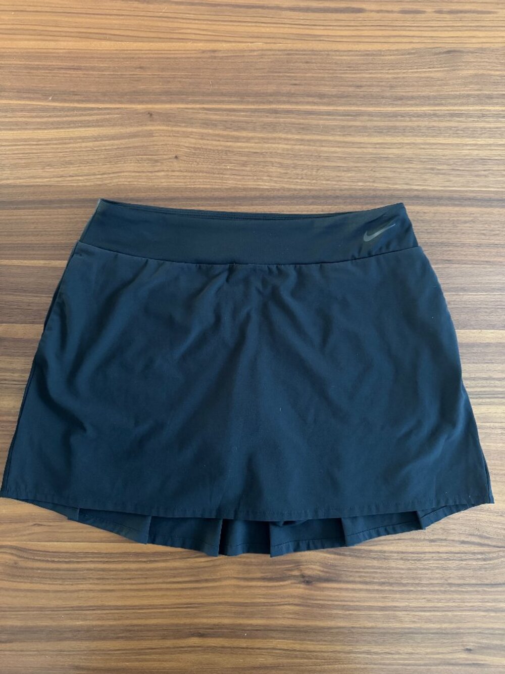 Tennis Skirt | Nike Active Skort with Shorts & Pockets | Black Medium